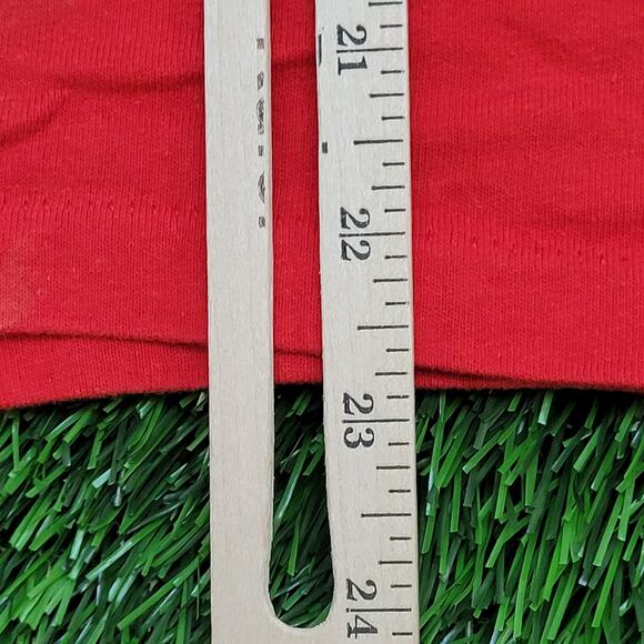 Vintage Chicago Blackhawks Shirt Womens Medium 19x23 Red USA - Picture 13 of 13